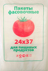 Полиэтиленовый пакет ПНД фасовочный 24х37х10 помидор 400/20 в Воронеже - купить оптом от производителя ПК Котово Полимер